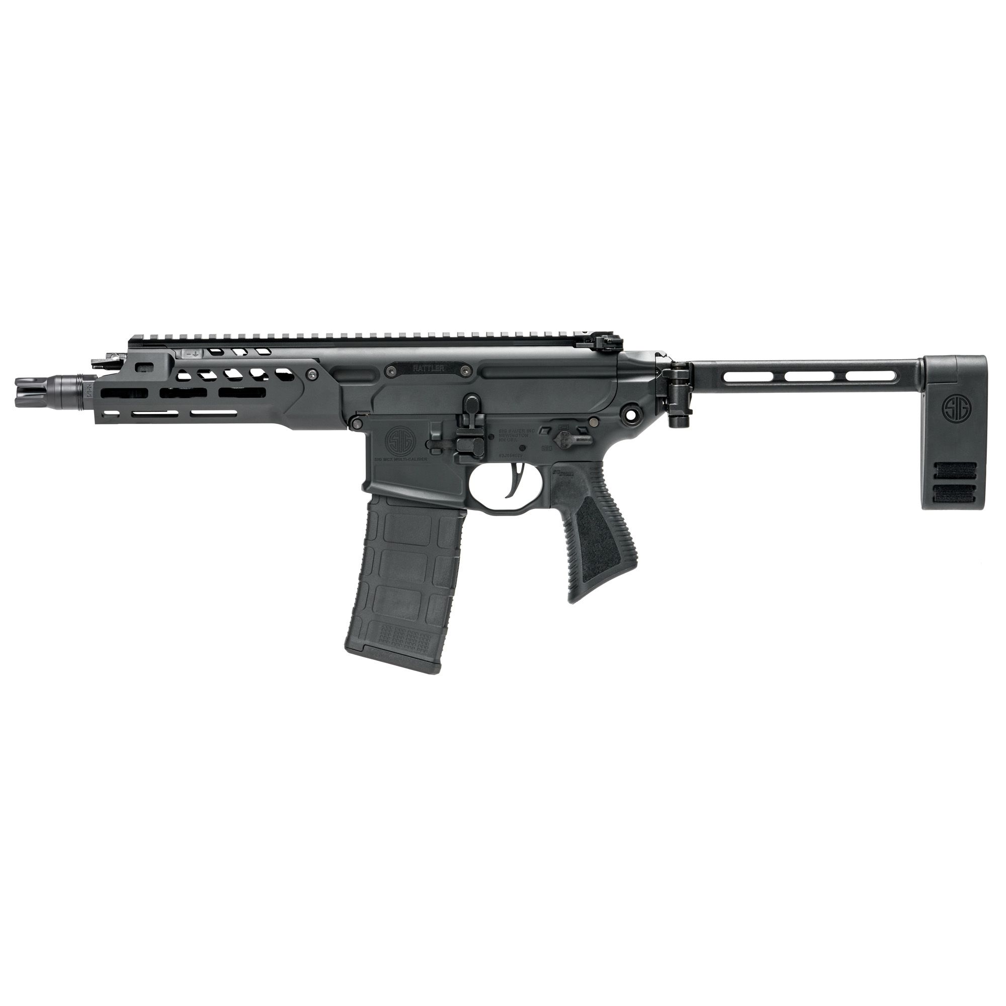SIG MCX RATTLER 5.56 7.75″ BLK BRACE