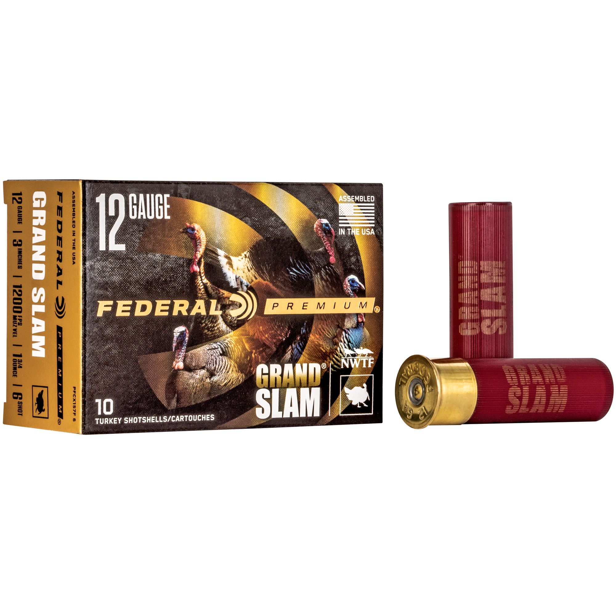 FED GRAND SLAM 12GA 3″ #6 1.75OZ 10/