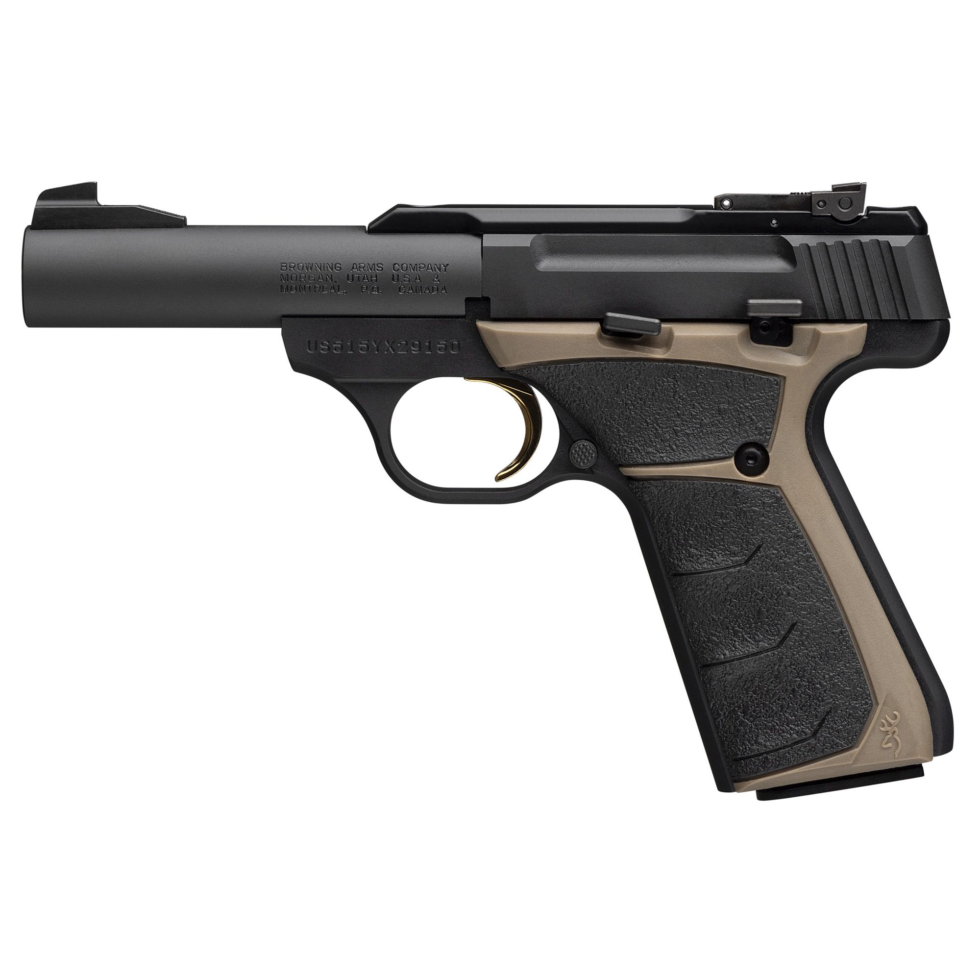 BRN BM MICRO BULL 22LR 4″ 10RD FDE