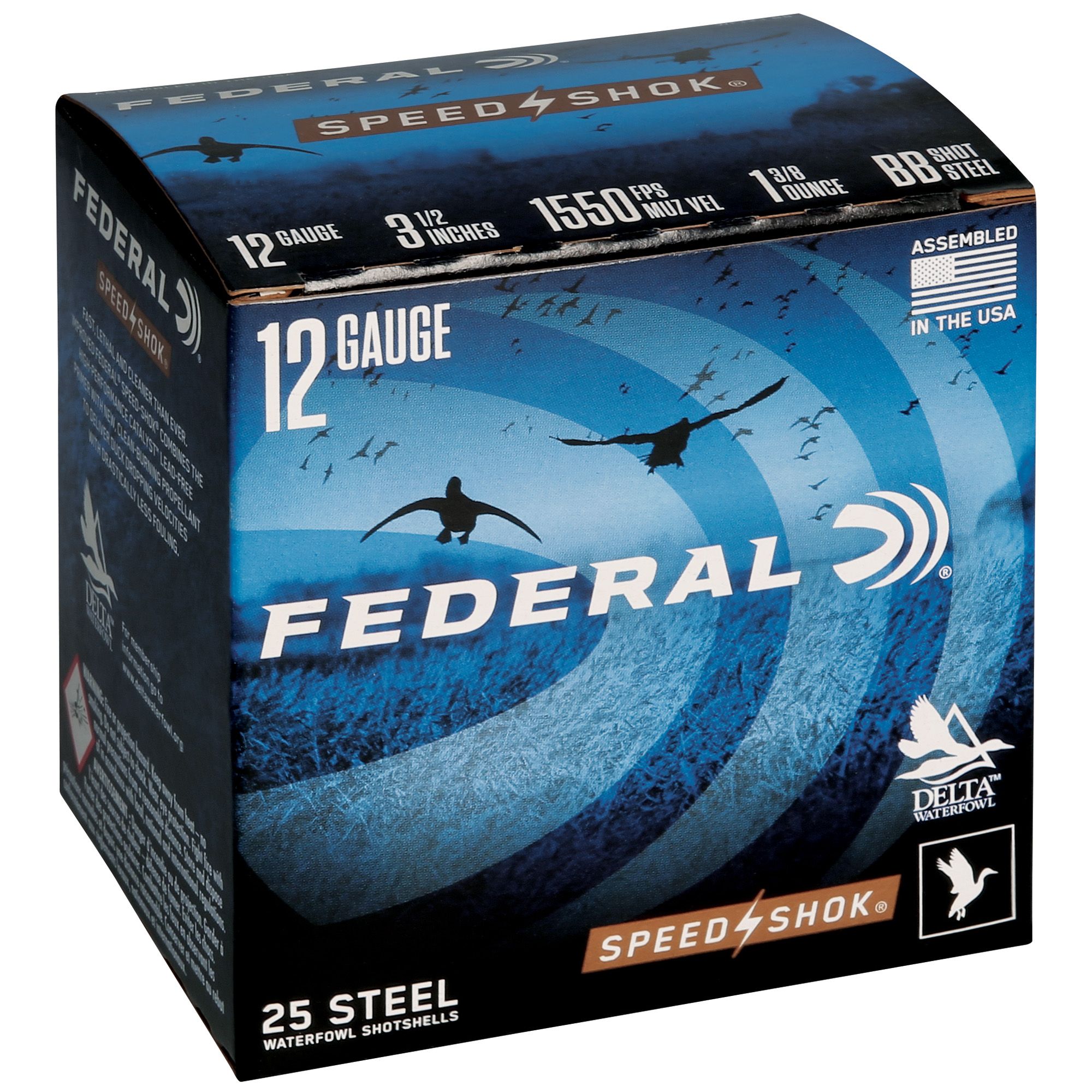 FED SPEED SHOK 12GA 3.5″ BB 25/250