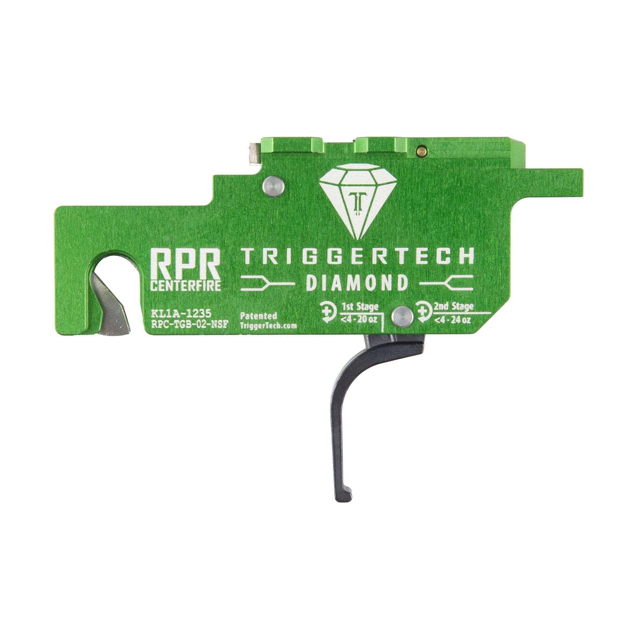 TRIGRTECH RUGER RPR DIAMOND FLAT BLK