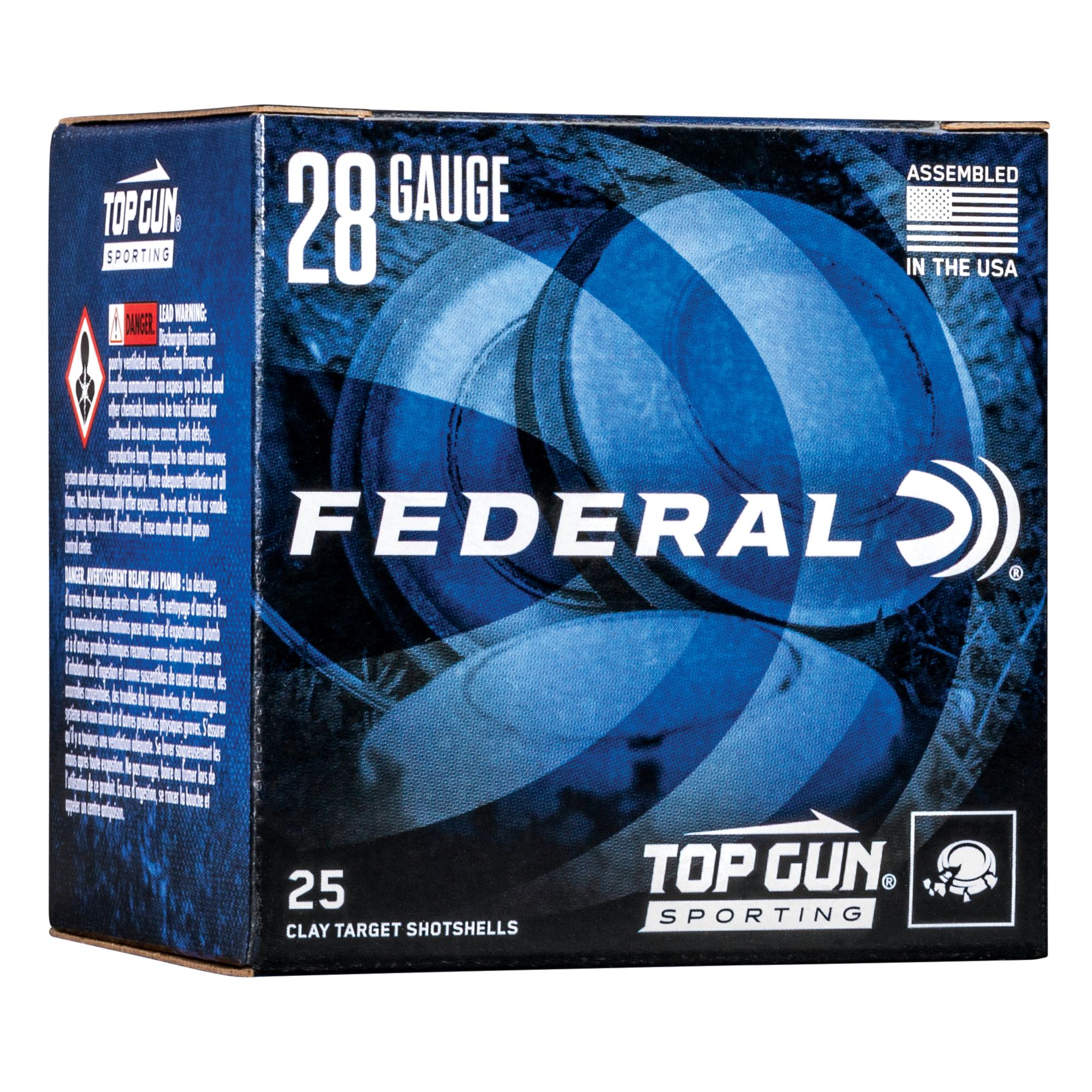 FED TOP GUN 28GA 2.75″ #7.5 25/50