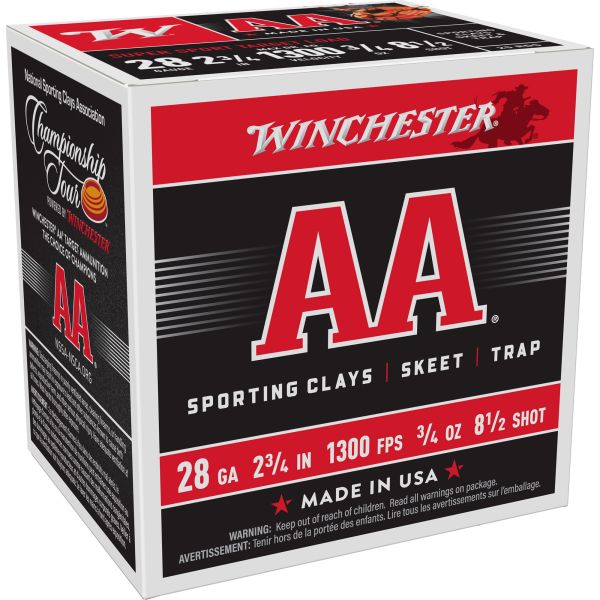 WIN AA SPR SPT 28GA 2-3/4″ #8 25/250