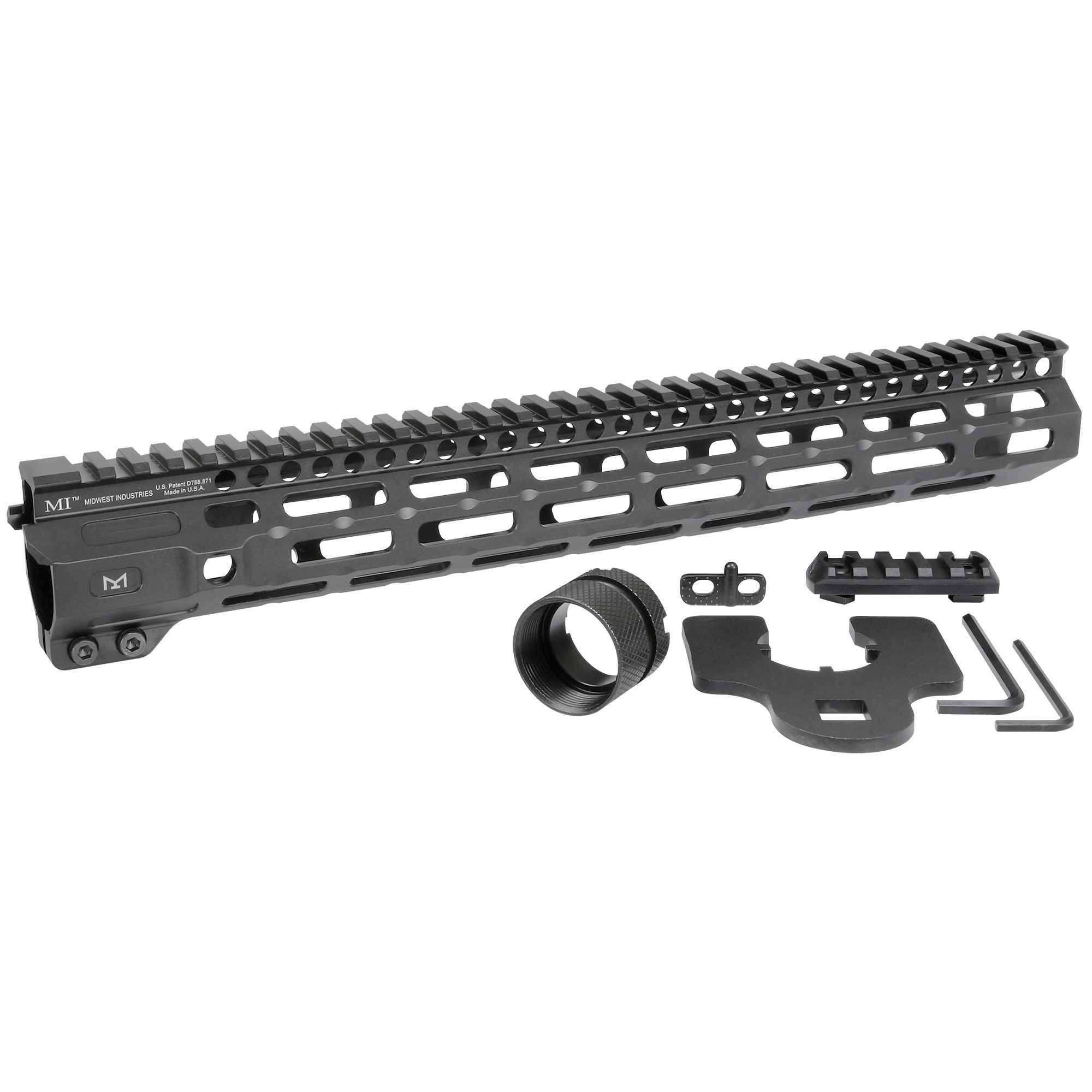 MIDWEST COMBAT RAIL 14″ HNDGRD MLOK