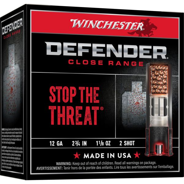 WIN DEFENDER 12GA 2.75″ #2 25/250