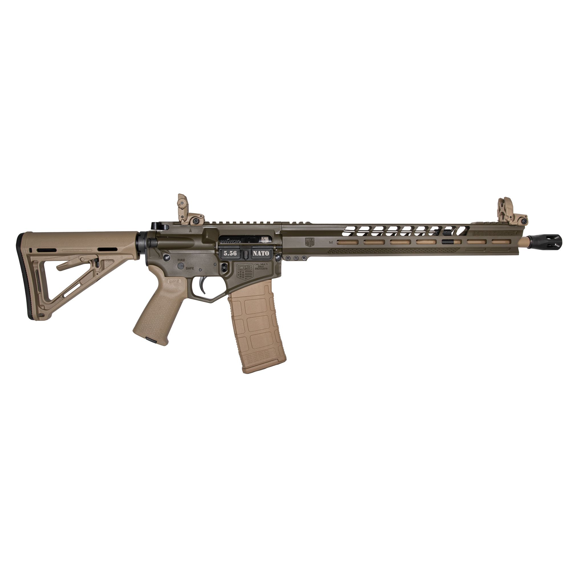 DBF DB15 5.56 16″ MLOK 30RD ODG/FDE