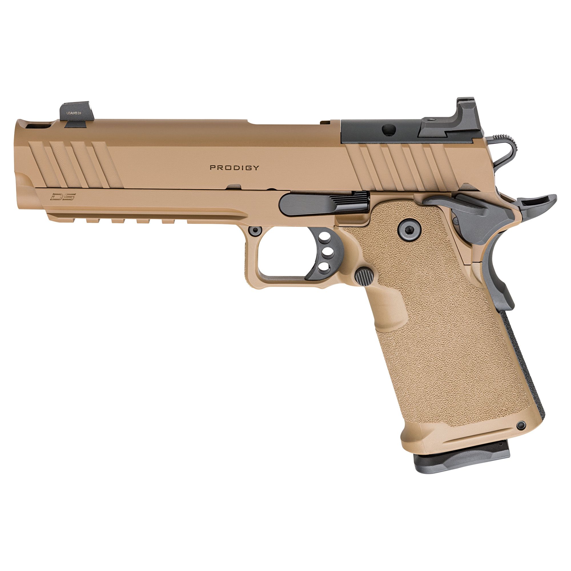 SPRGFLD PRDGY CMP 5″ 9MM 20R AOS COY