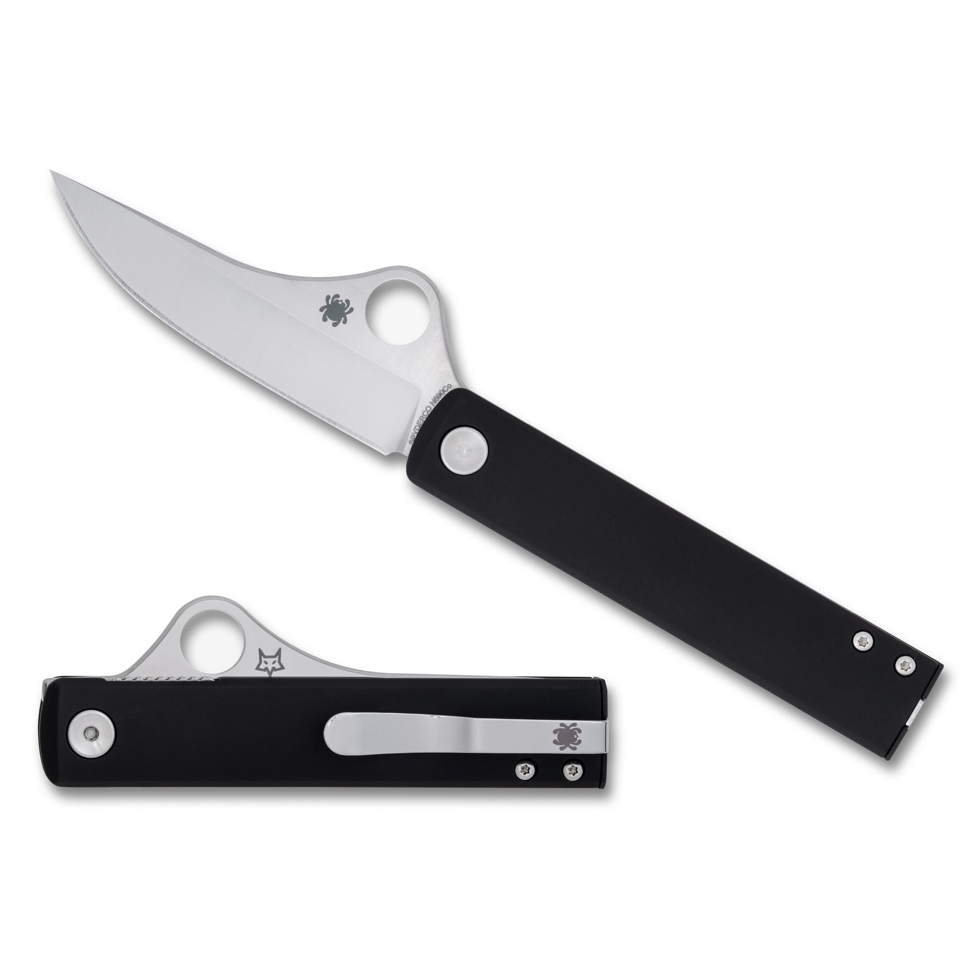 SPYDERCO ESSENZA ALUM 3.19″ BLACK