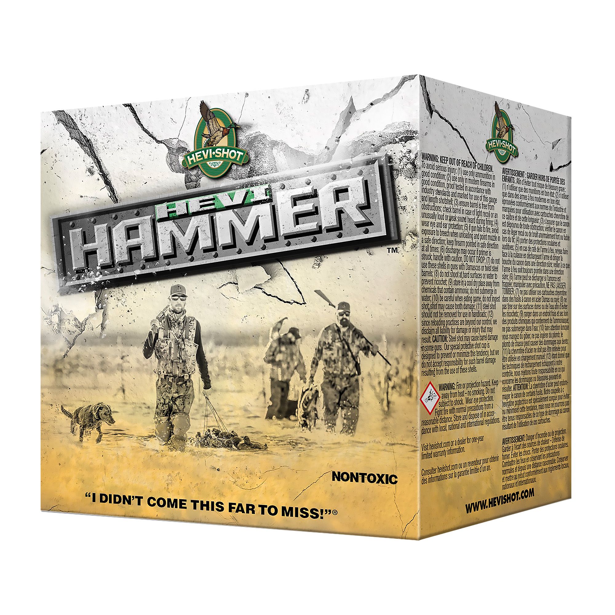 HEVI HAMMER 12GA 3″ #4 25/250