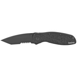 KERSHAW BLUR TANTO 3.4″ BLK/BLK SERR