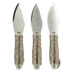 SOG FLING THRWNG KNVS 2.8″ 3PK W/STH