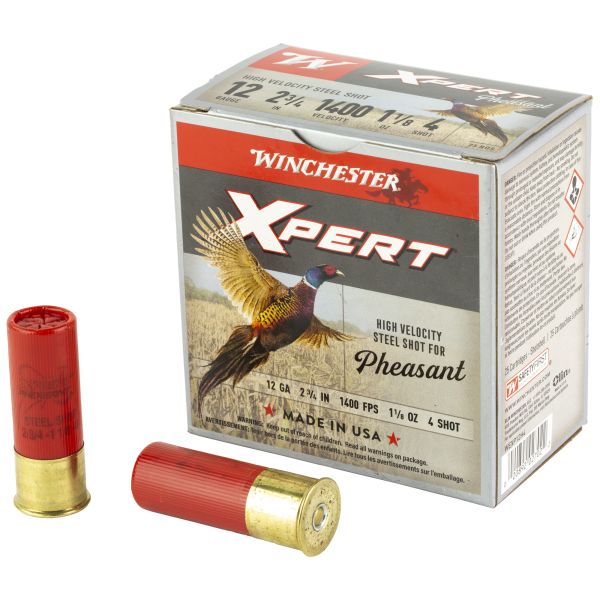 WIN XPRT STL 12GA 2-3/4″ #4 25/250