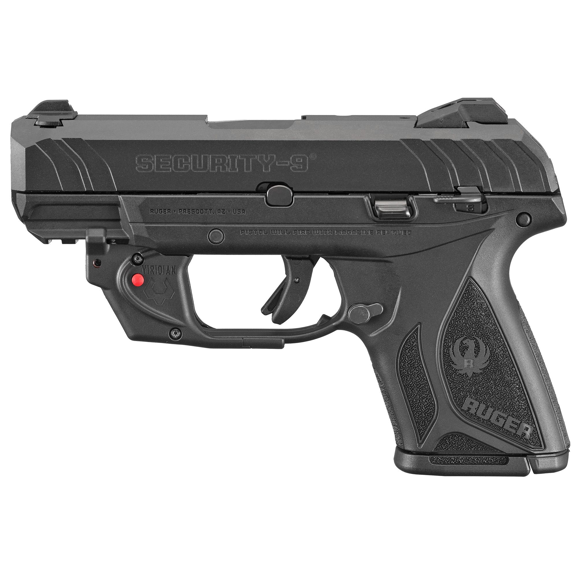 RUGER SEC-9 9MM 3.4″ BLK 10RD LSR