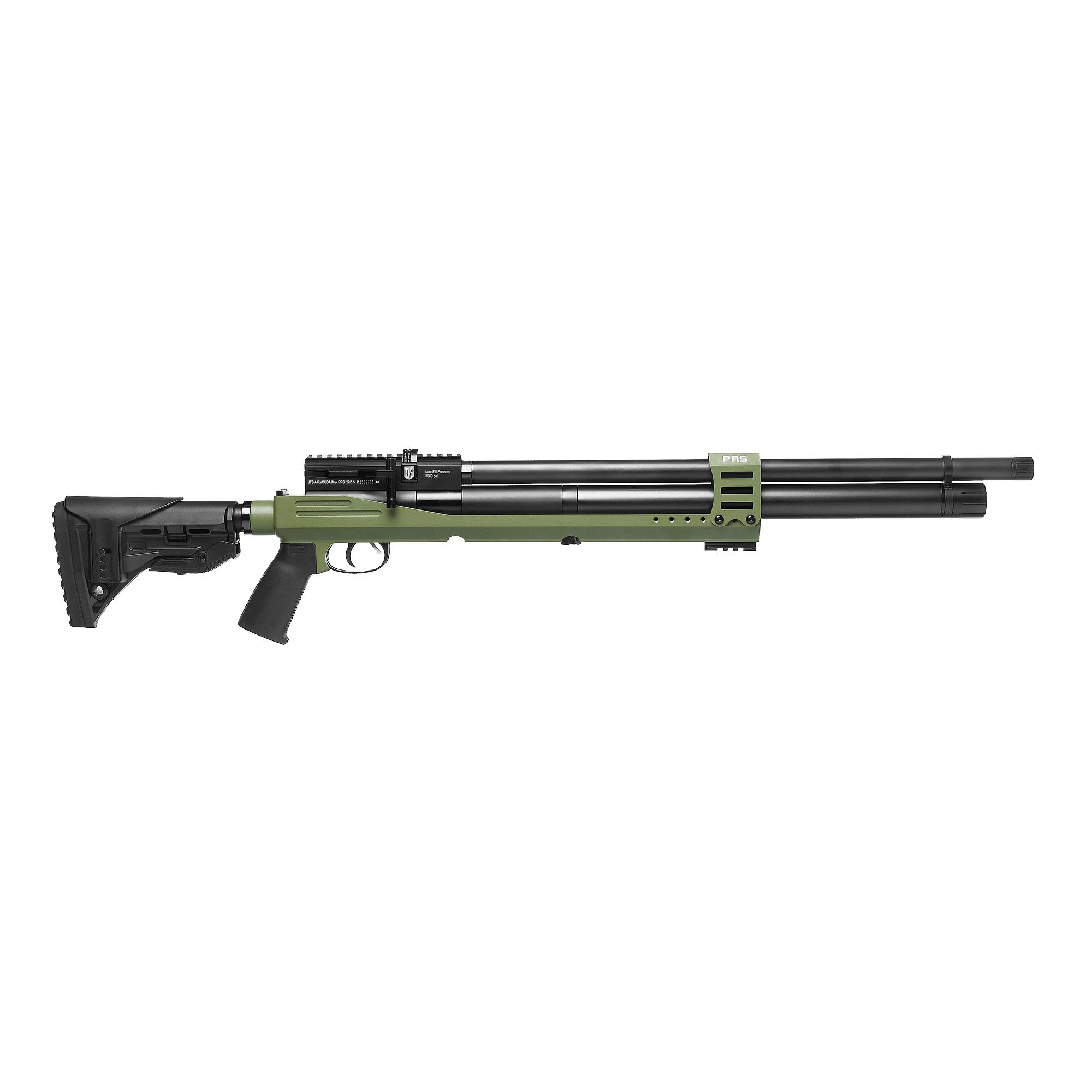 JTS AIRACUDA PRS MAX .25 10RD GRN/BK