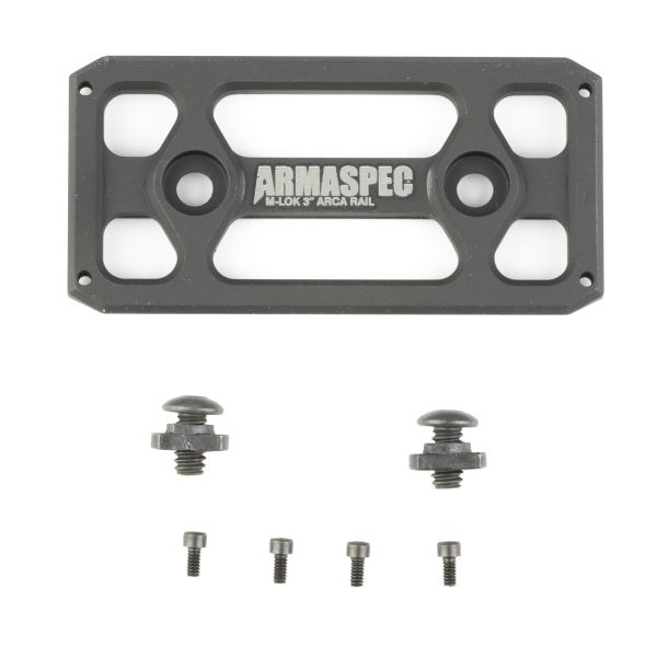 ARMASPEC M-LOK TO ARCA RAIL 3″ BLK