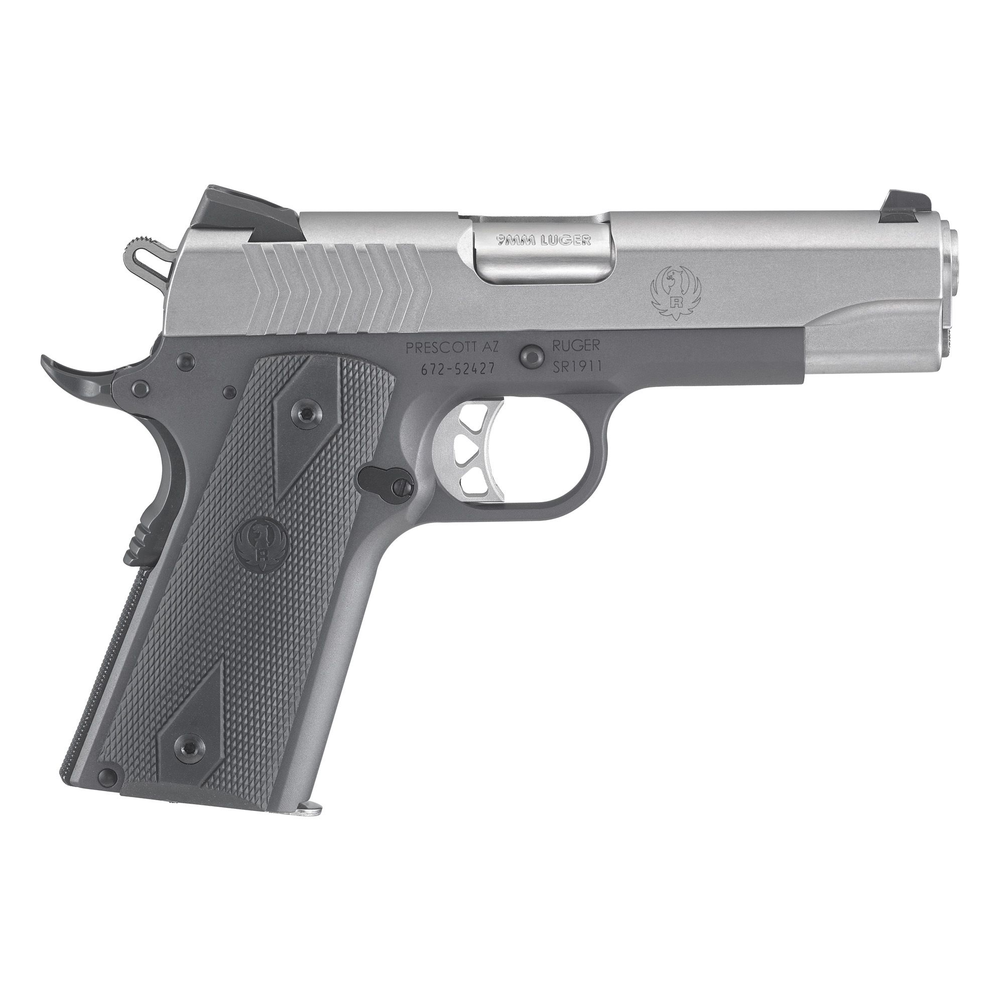 RUGER SR1911 9MM 4.25″ DT 9RD 3DOT