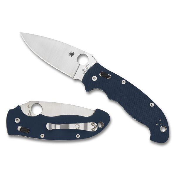SPYDERCO MANIX 2XL G-10 3.85″ BLUE