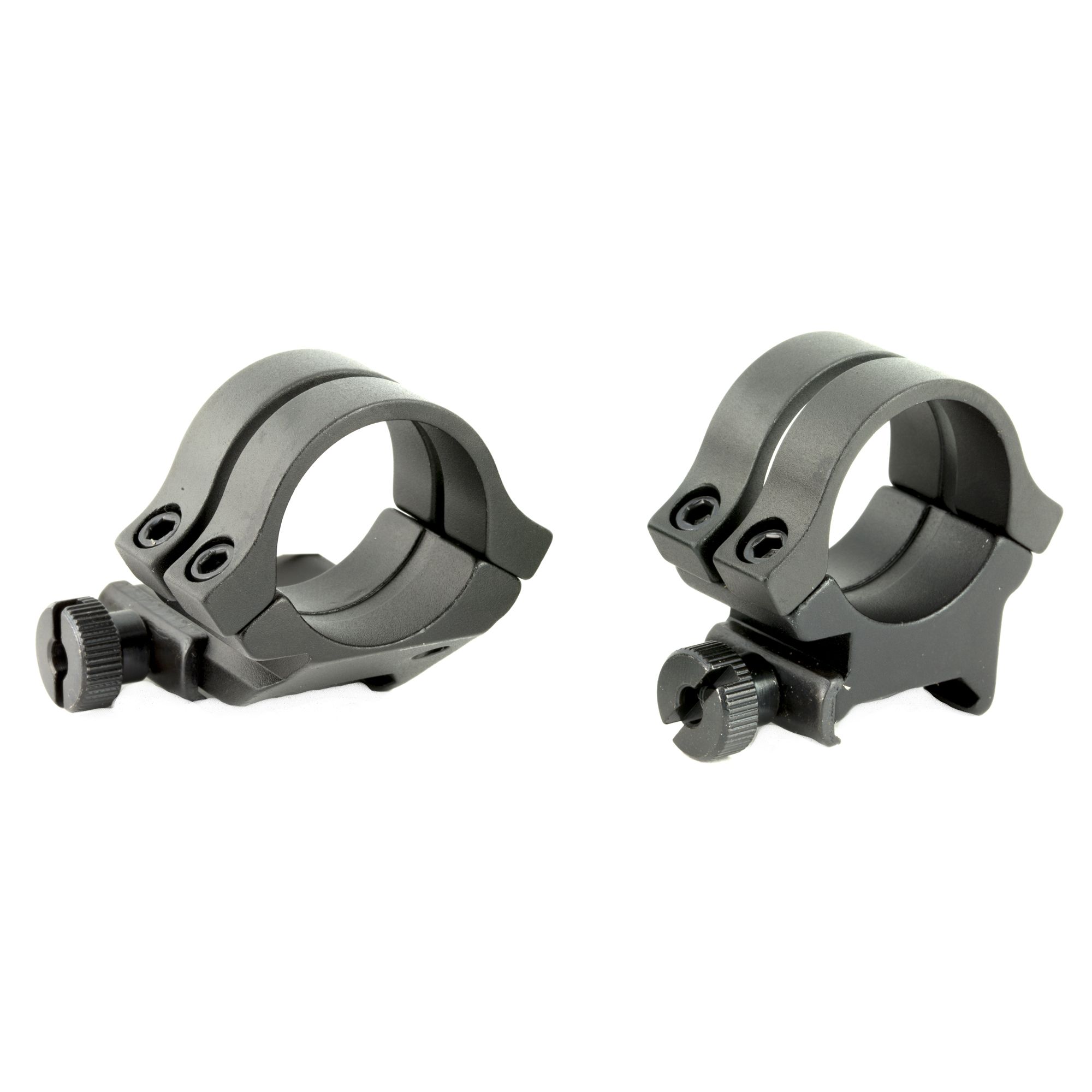 WEAVER QUAD LOCK RNGS 1″ HI EXT MBLK