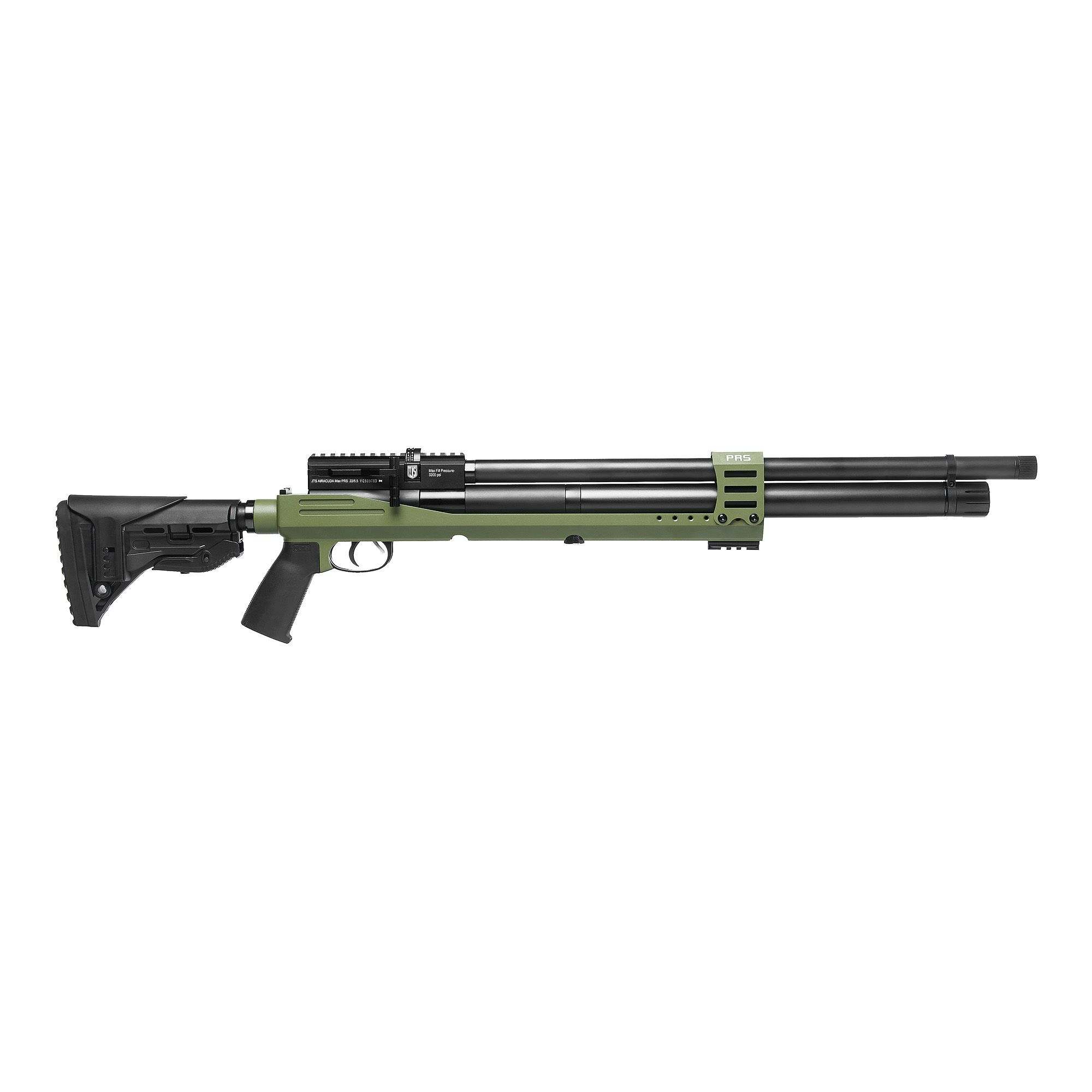 JTS AIRACUDA PRS MAX .22 10RD GRN/BK