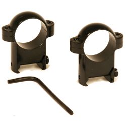 BURRIS HIGH 1″ ZEE RINGS BLK