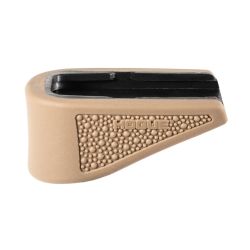HOGUE 9MM RUB GRP PAD 6RD FDE