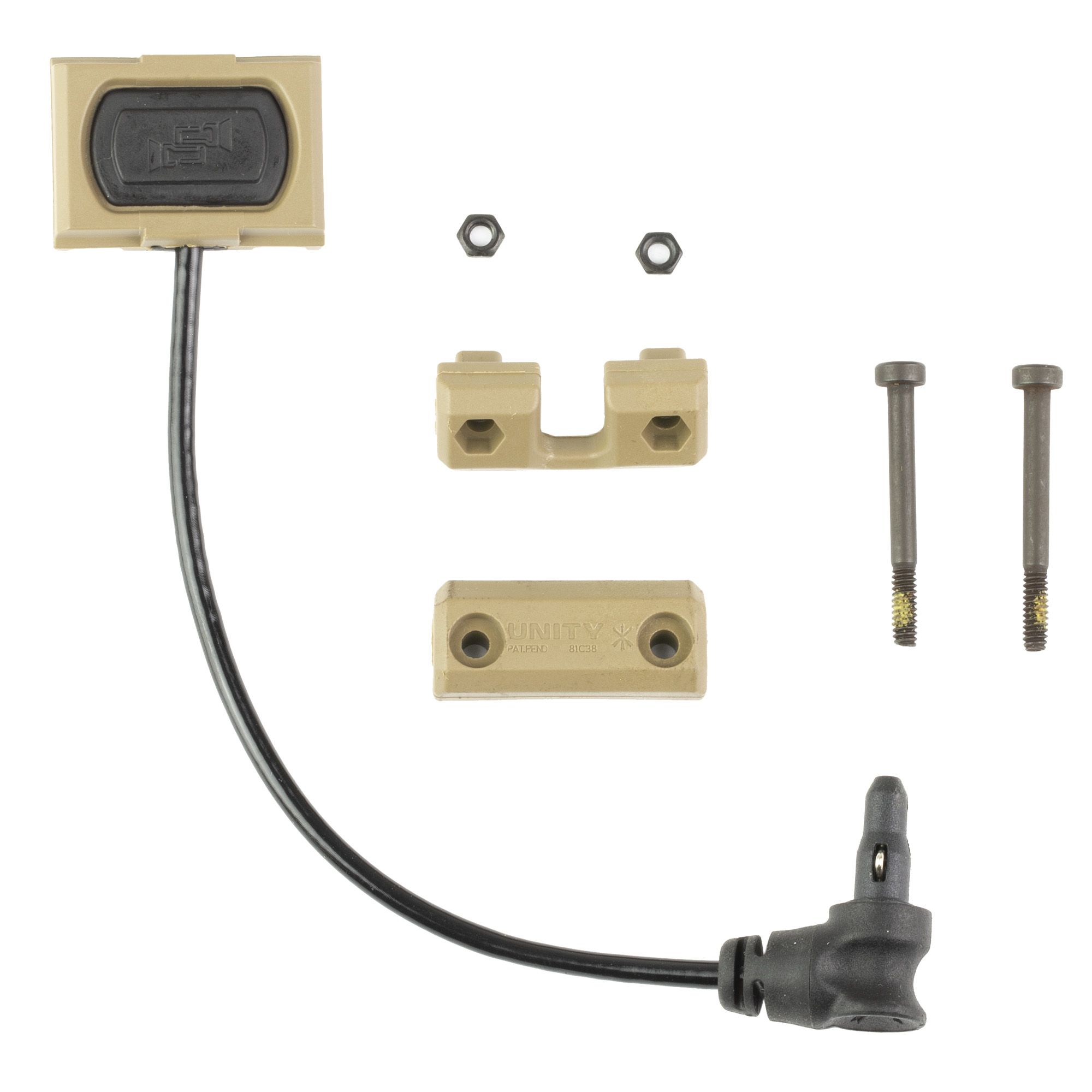 UNITY MODBUTTON LT CRN LSR 4.5″ FDE