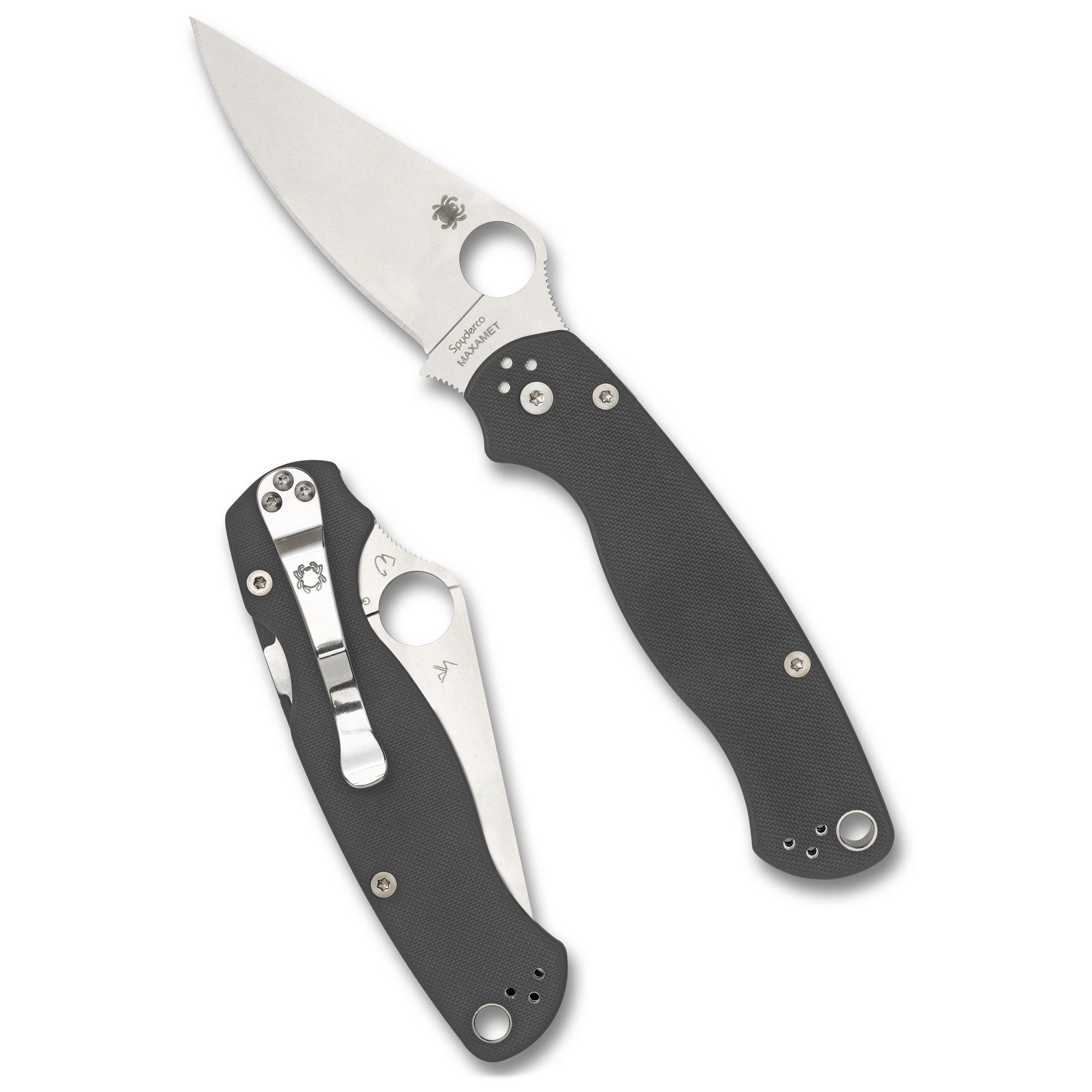 SPYDERCO PARA MIL 2 MXMET 3.45″ GRY