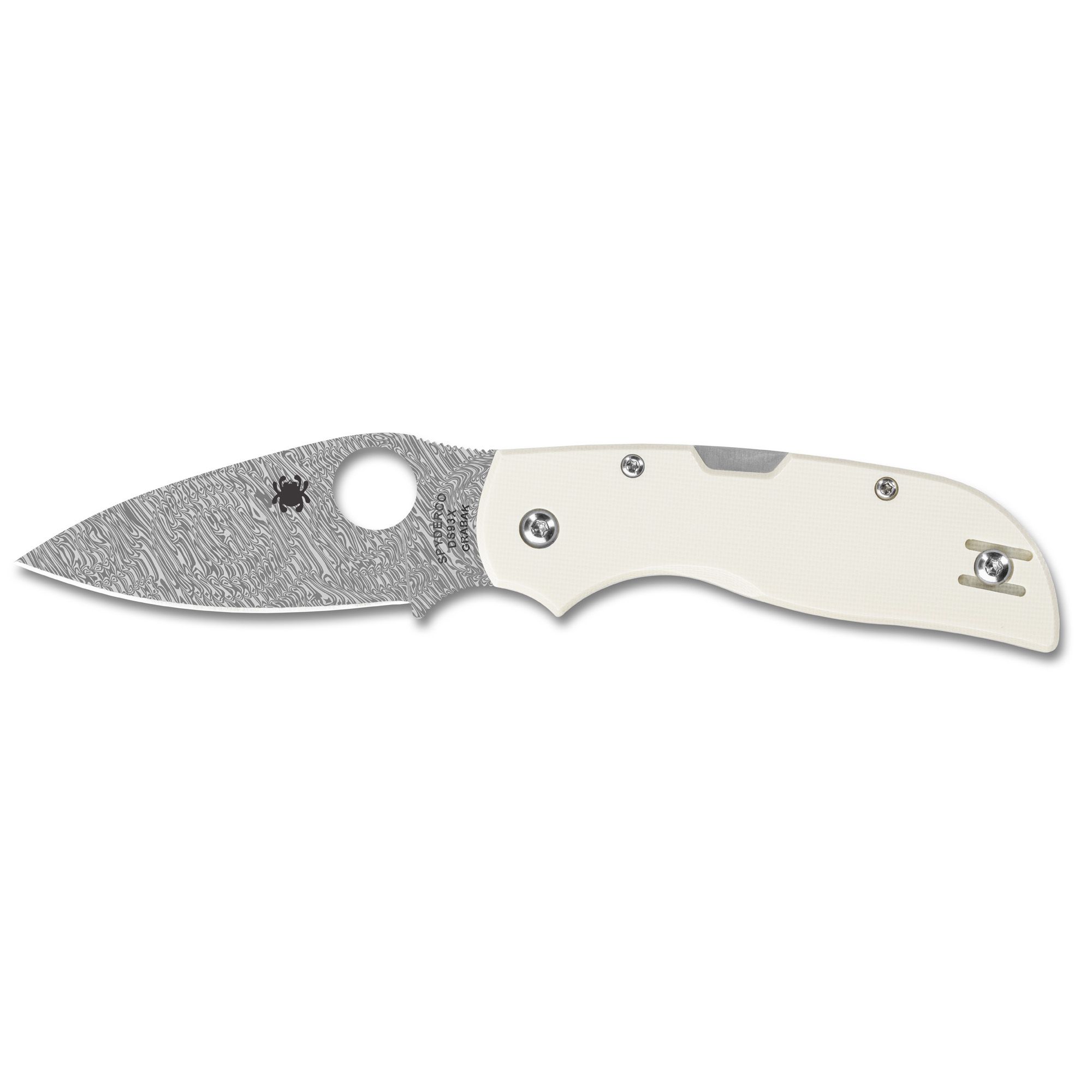SPYDERCO CHAPARRAL 2.8″ DAMASCUS WHT