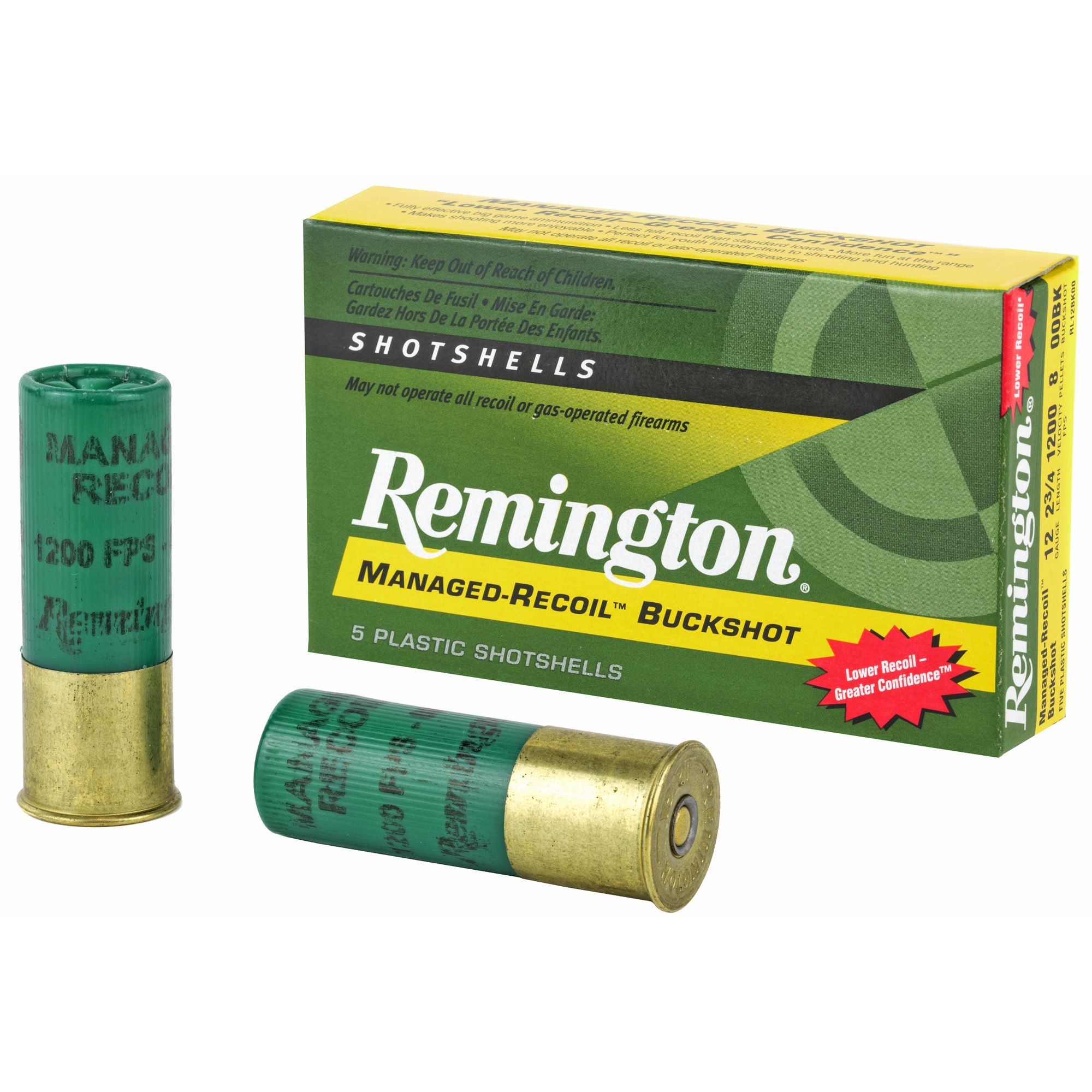 REM EXP MR 12GA 2.75″ OO BCK 5/100