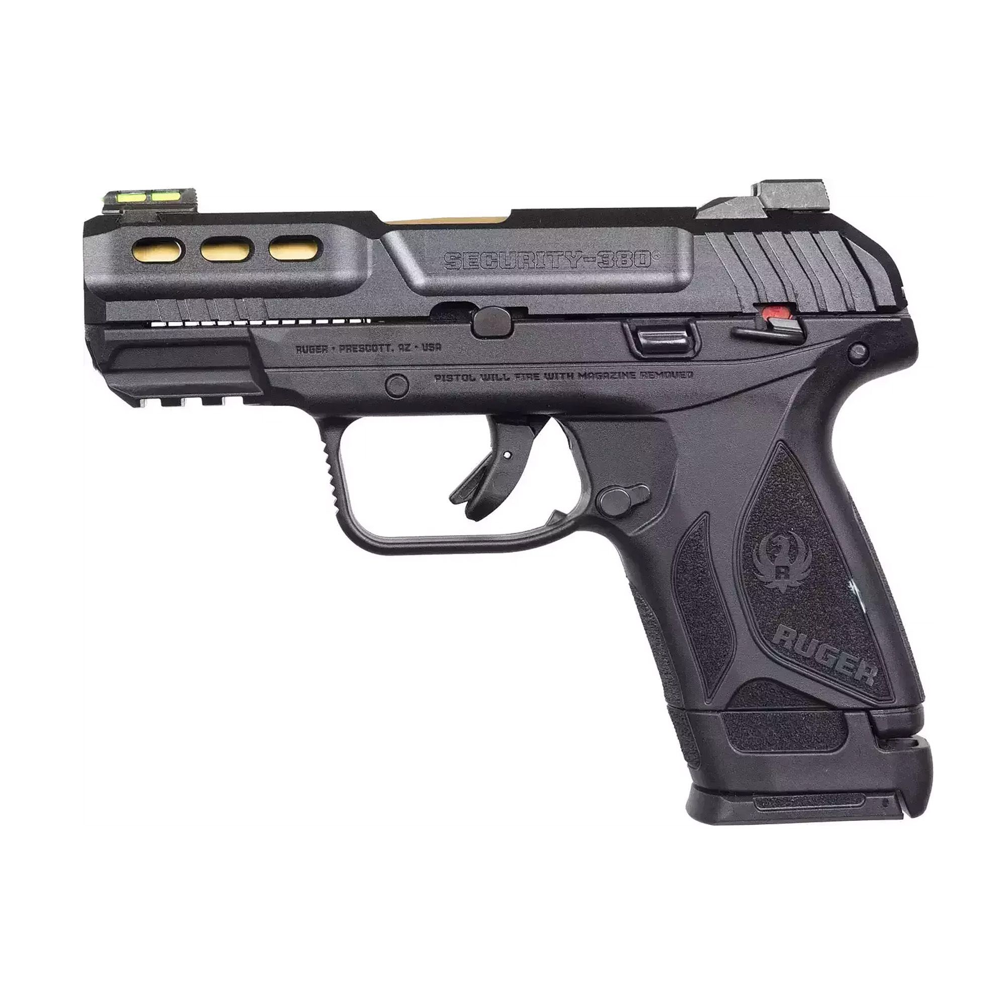RUGER SEC-380 380ACP 3.42″ 15RD GLD