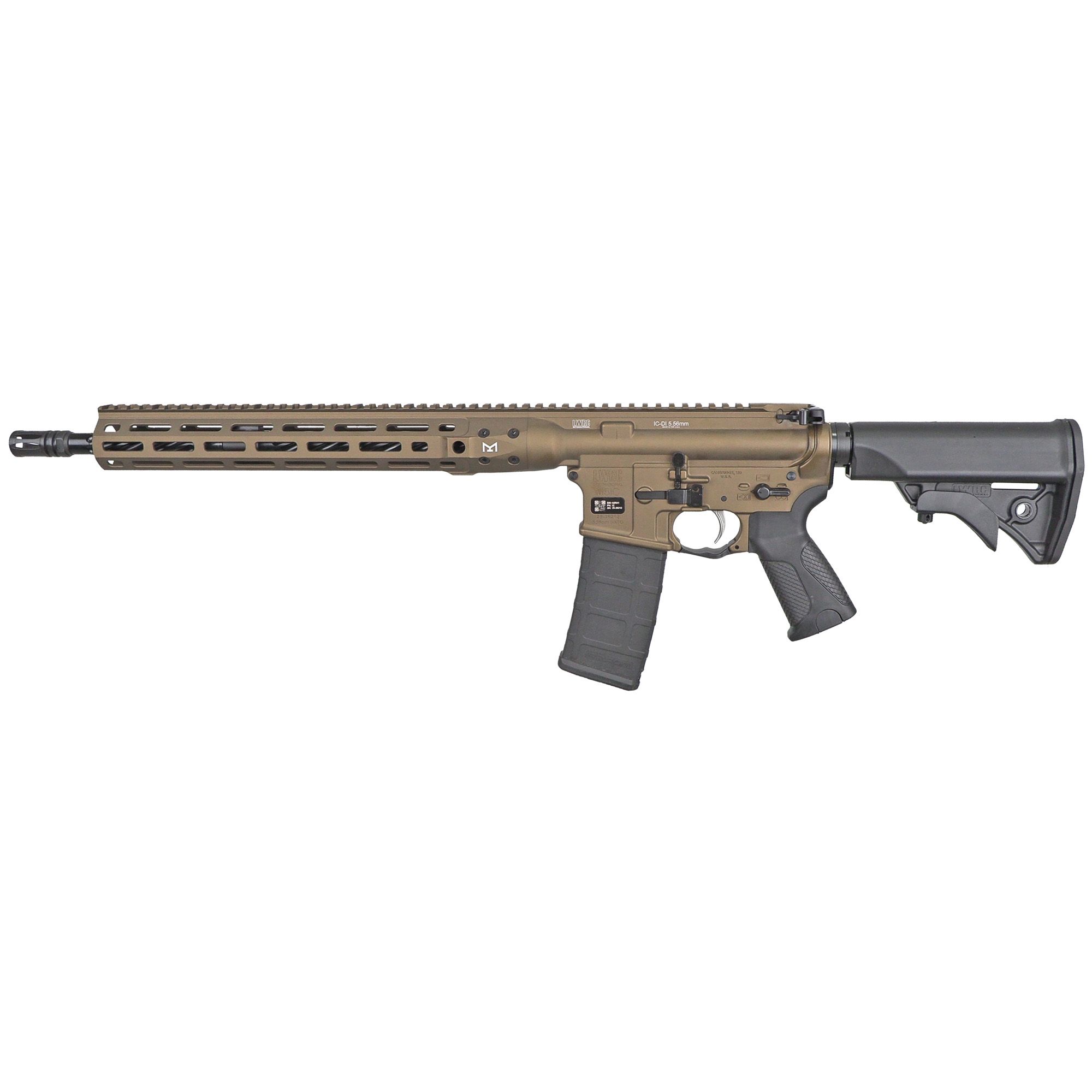 LWRC DI RIFLE 556NATO 16.1″ BRZ MLOK