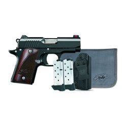 KIMBER MICRO9 9MM 7RD BLK/RSWD BNDL