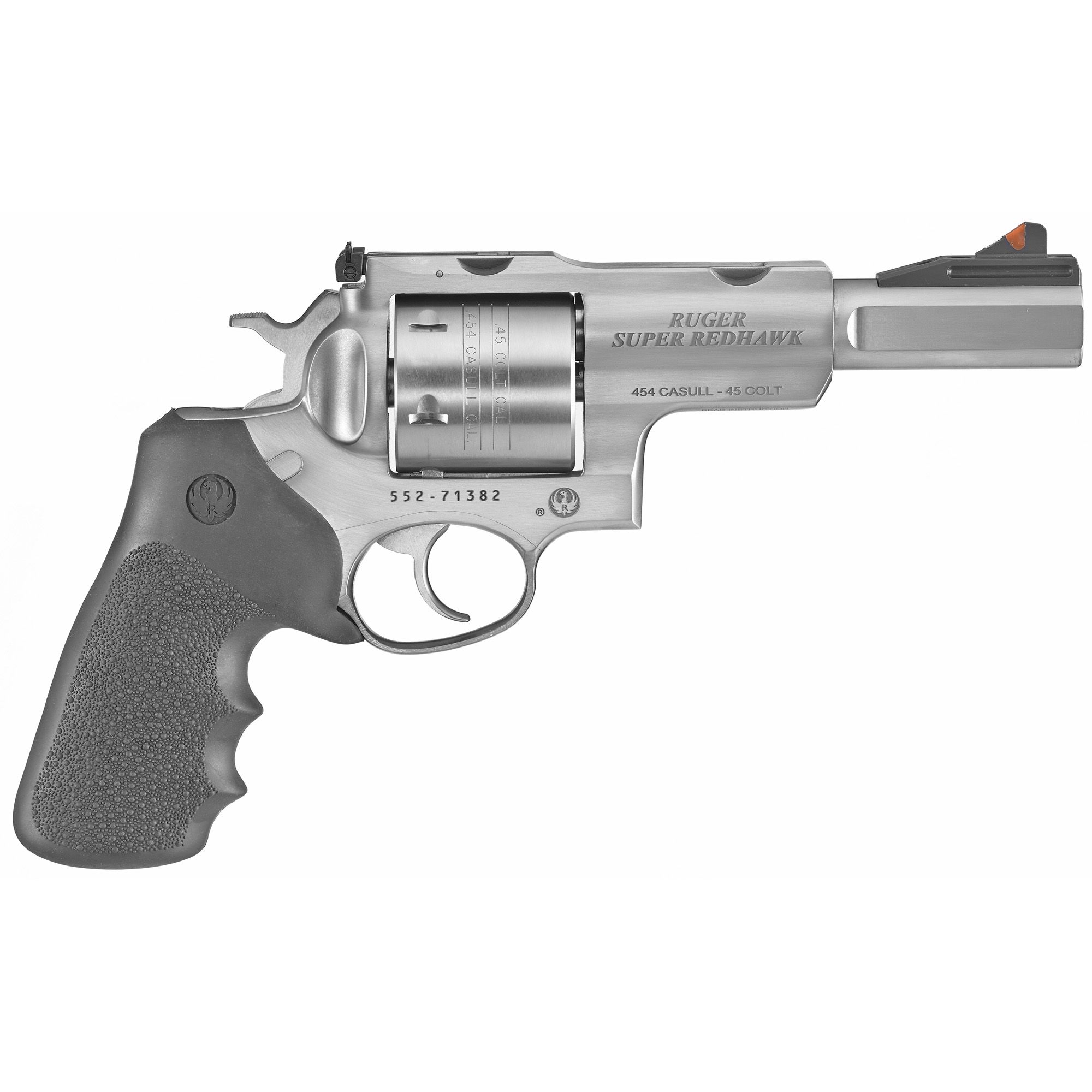 RUGER SUP RDHWK 454CAS 5″ 6RD RBR/WD