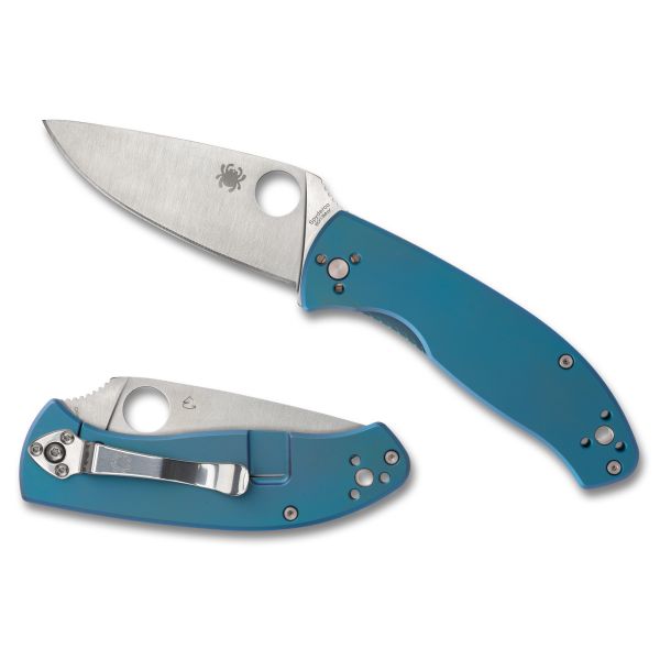SPYDERCO TENACIOUS TI 3.35″ BLUE/SLV