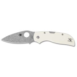 SPYDERCO CHAPARRAL 2.8″ DAMASCUS WHT