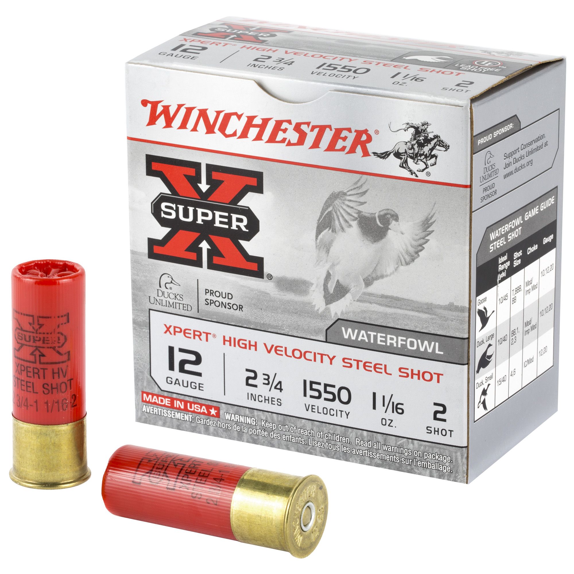 WIN XPERT HV 12GA 2.75″ #2 25/250
