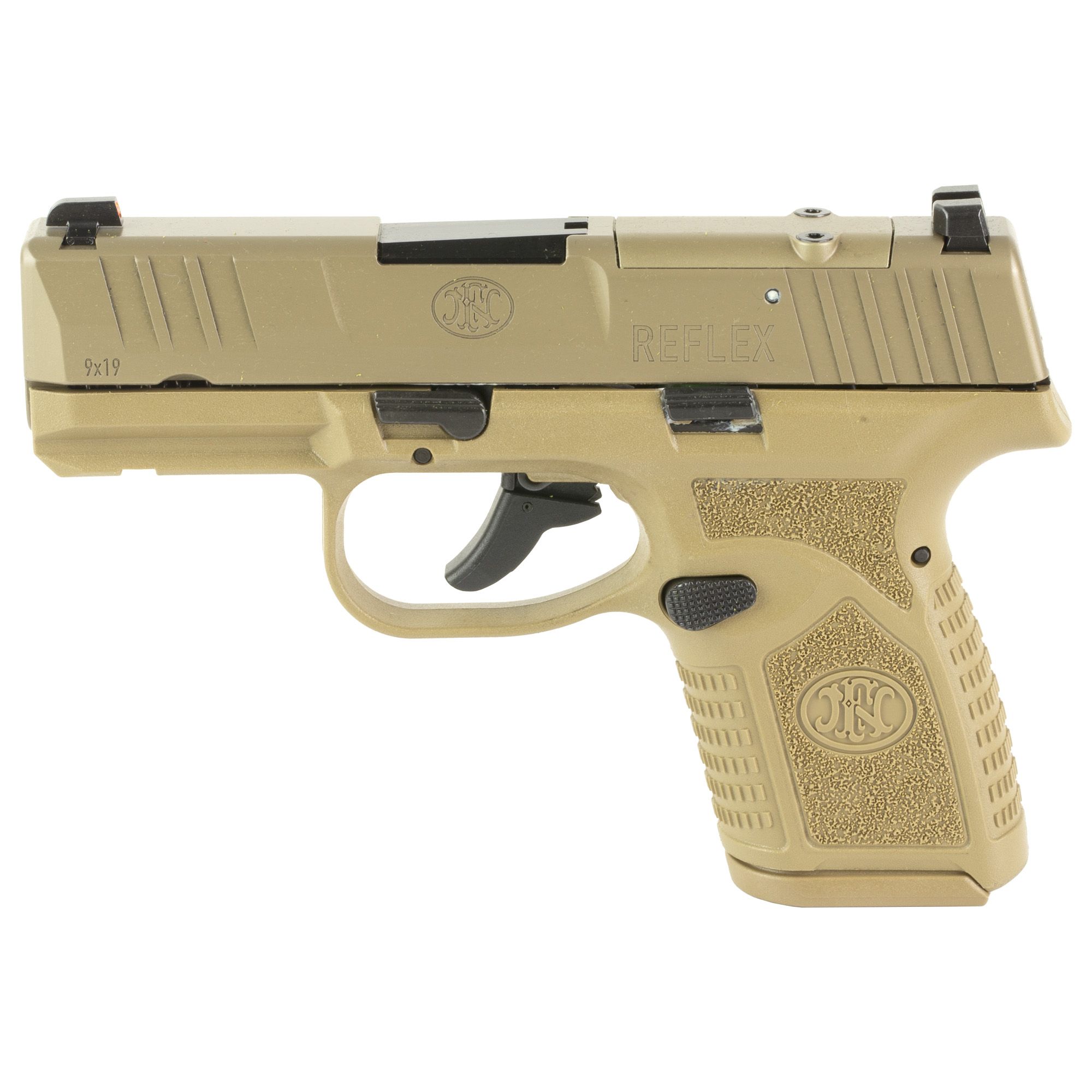 FN REFLEX MRD NMS 9MM 3.3″ 10RD FDE
