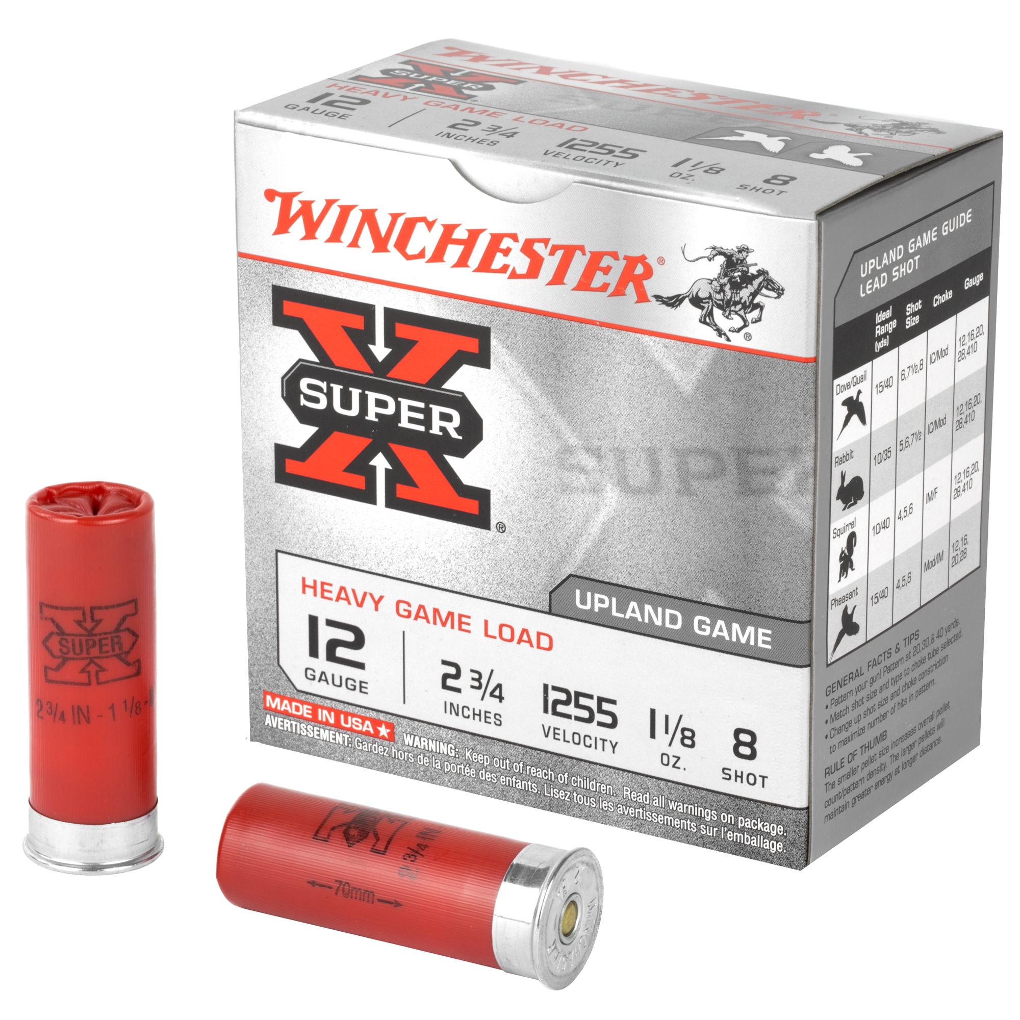 WIN SPRX HGL 12GA 2.75″ #8 25/250