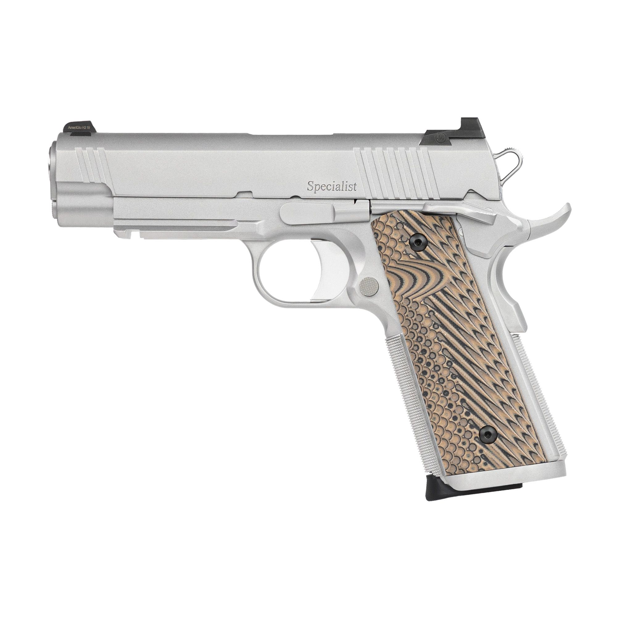 DW SPECIALIST CMDR 45ACP 4.25″ SS NS