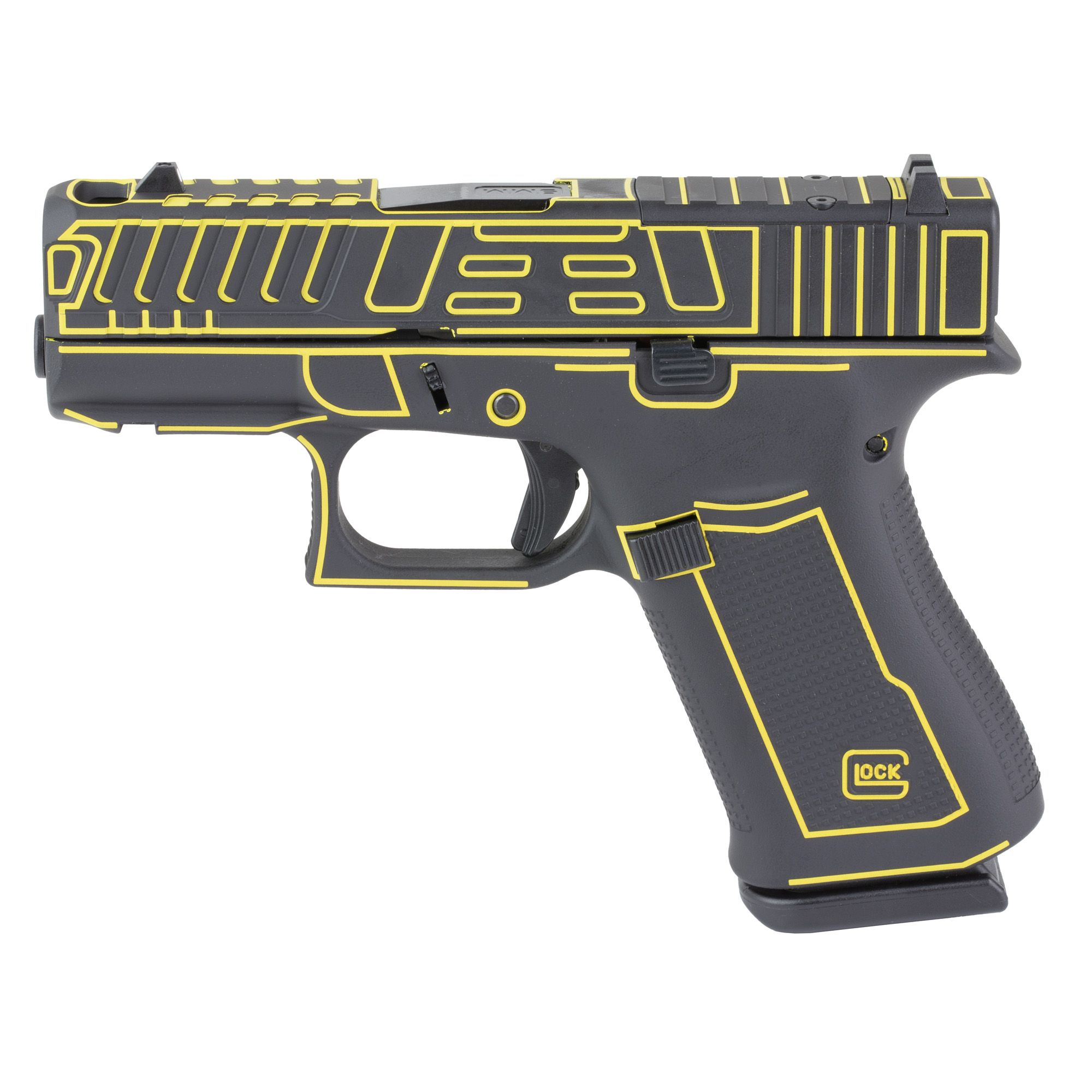 GLOCK 43X 9MM 10RD OUTLANDER YELLOW