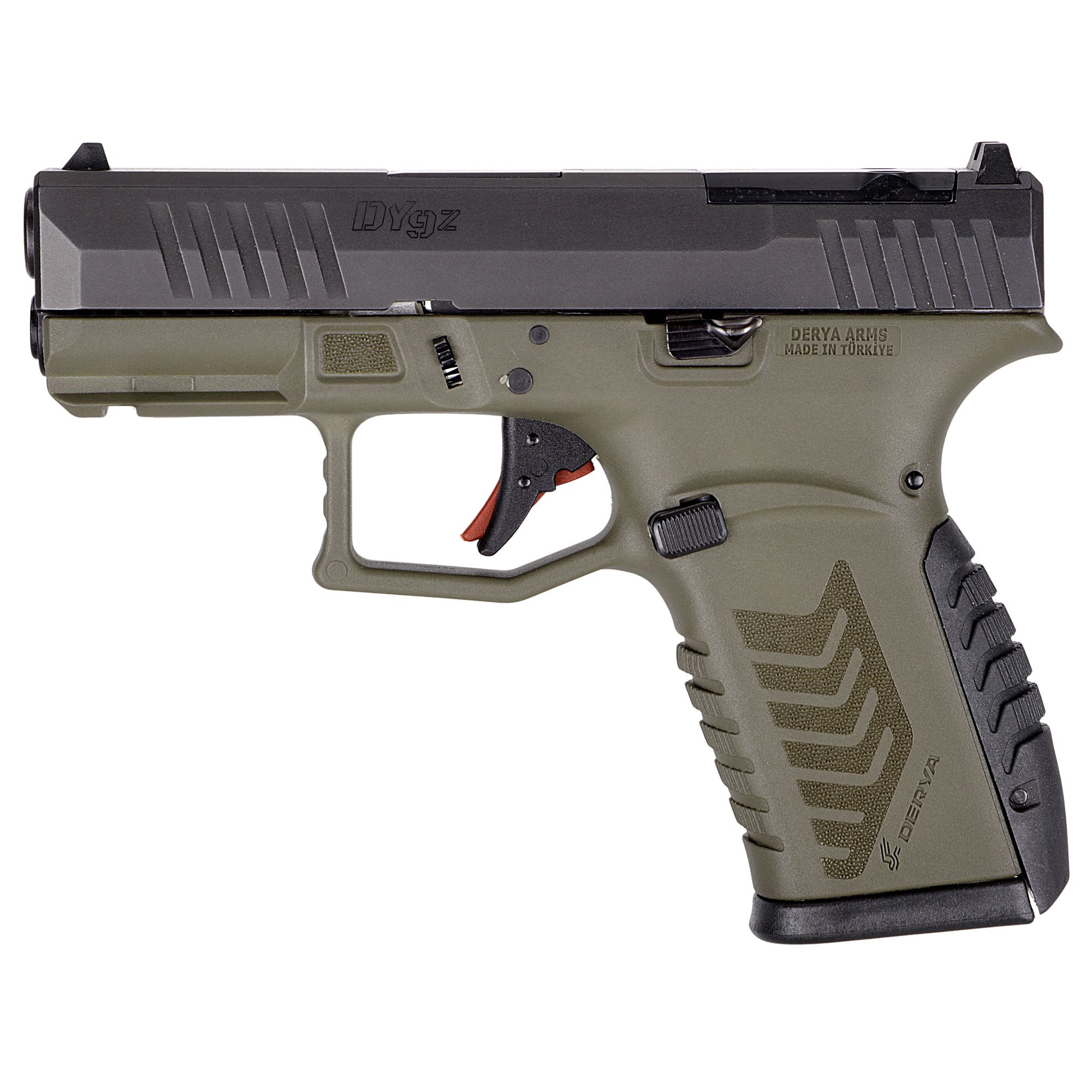 DERYA DY9Z 9MM 3.5″ 15RD OR ODG/BLK