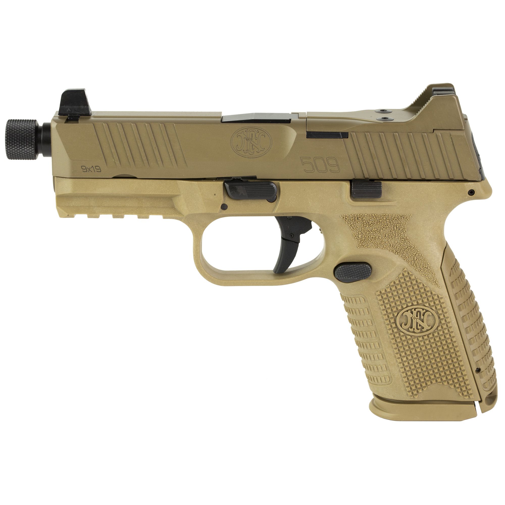 FN 509M TACT 9MM 4.5″ 24RD FDE NS