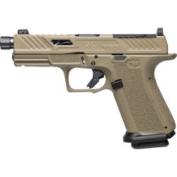 SHDW MR920 ELTE 9MM FDE 4.5″ THR BLK