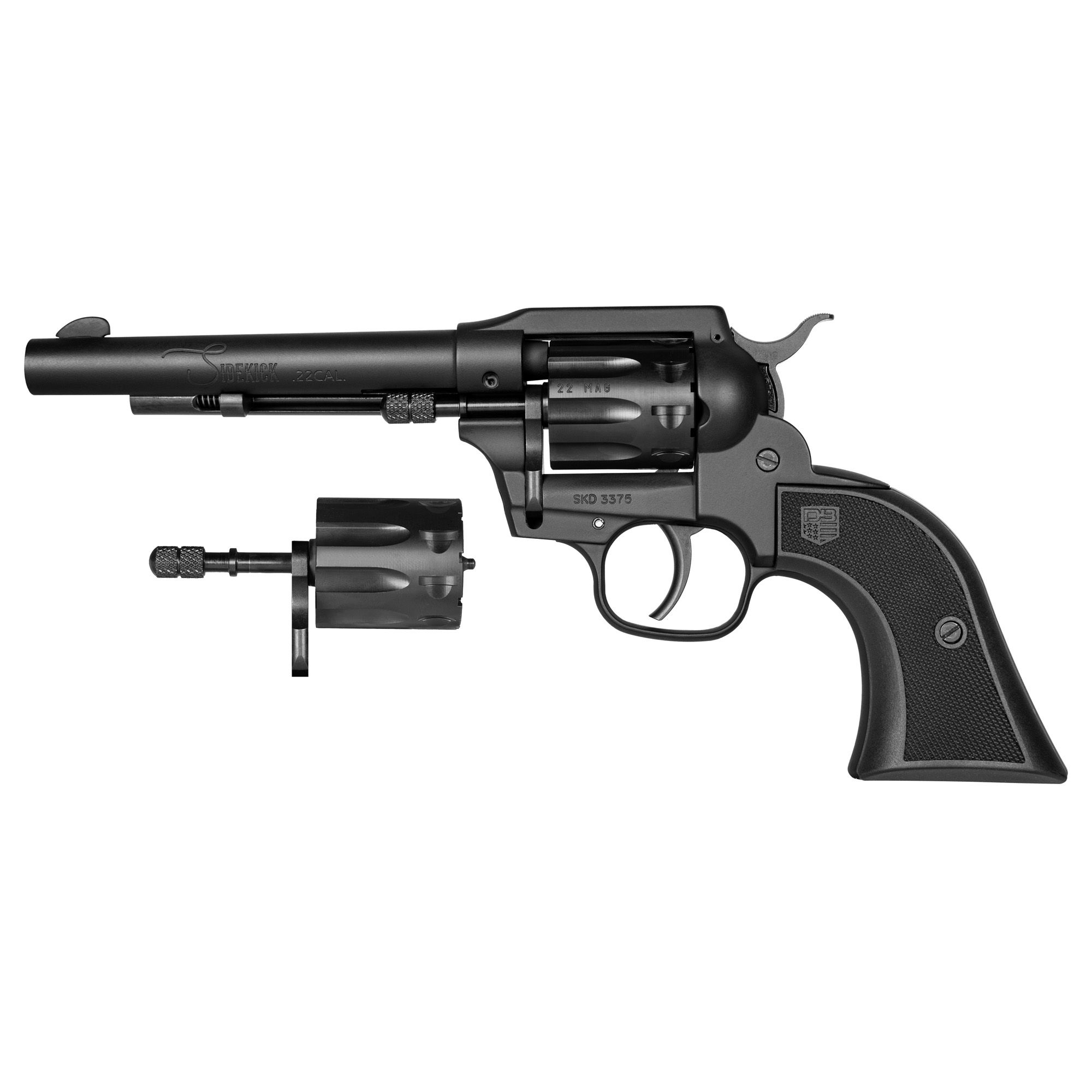 DBF SIDEKICK 22LR/22WMR 5.5″ 9RD BLK