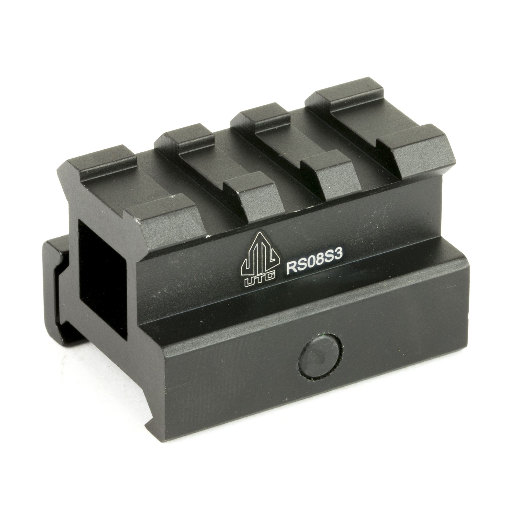 UTG .83″ HIGH 3-SLOT MED CMPCT RISER