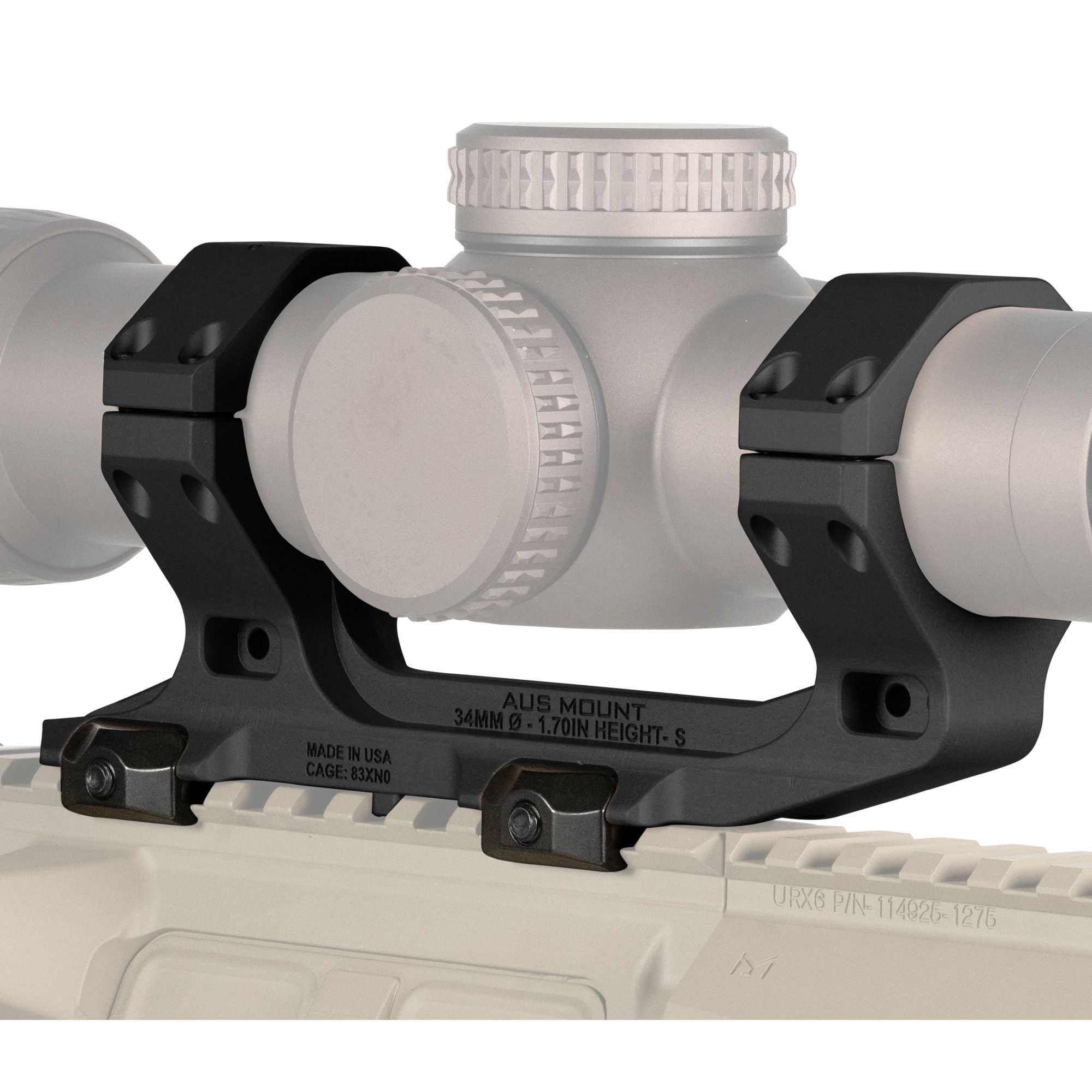REPTILIA AUS 34MM MOUNT 1.70″ BLACK