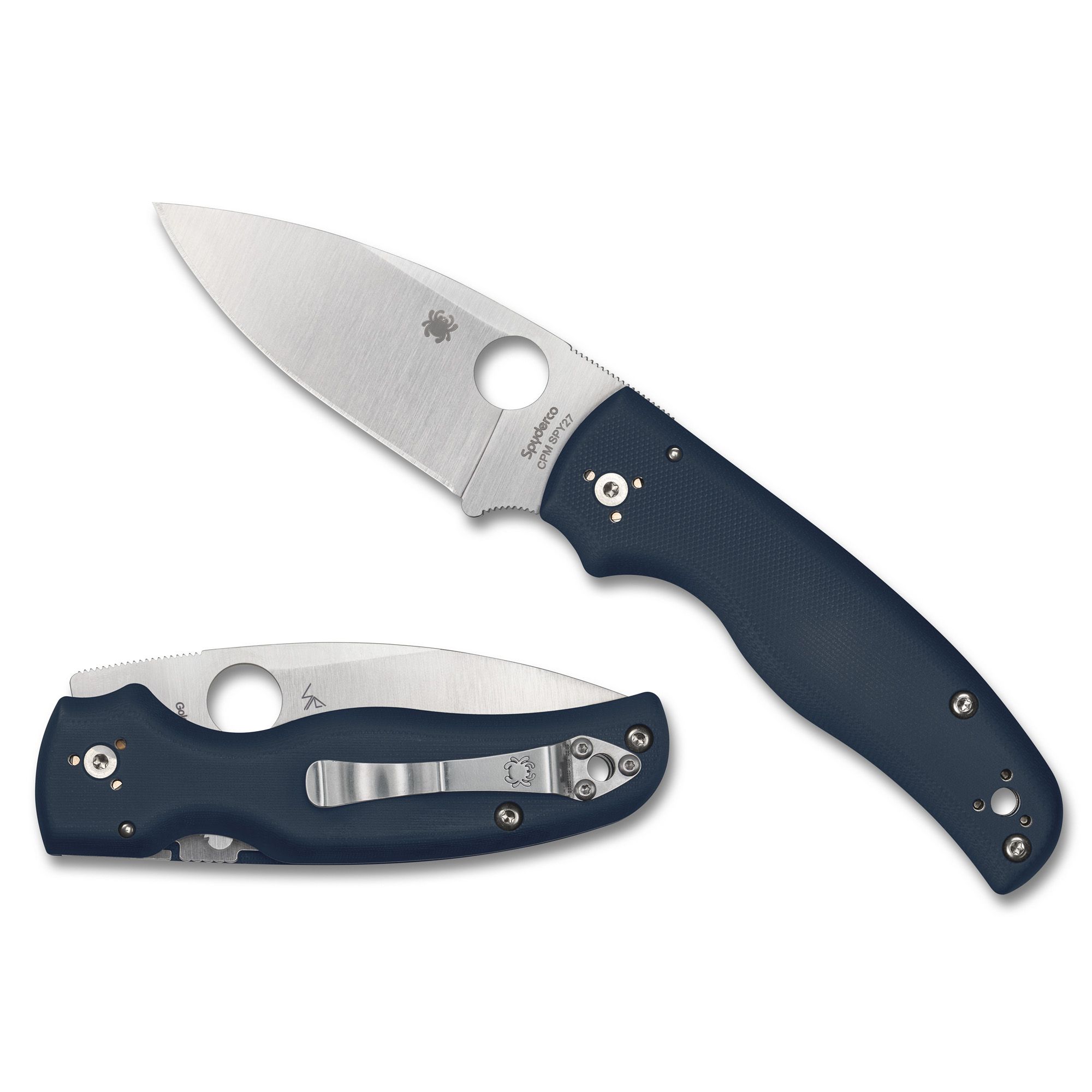 SPYDERCO SHAMAN G-10 3.58″ BLUE