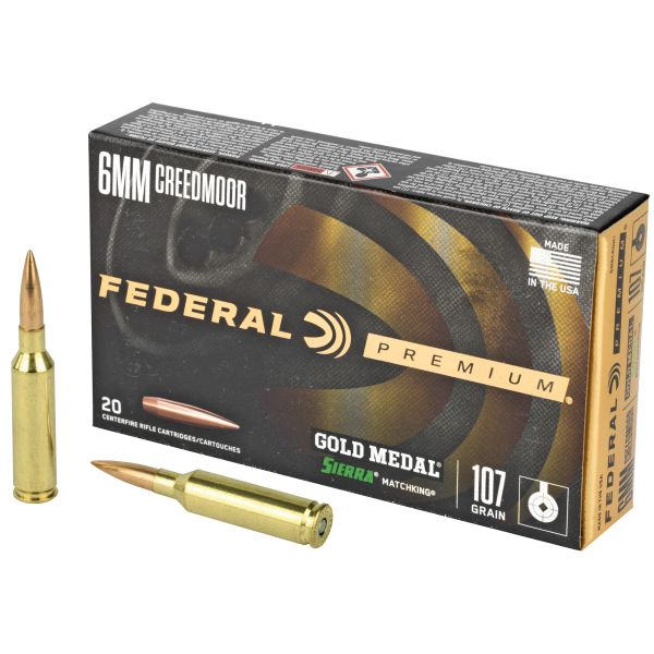 FED GOLD MDL 6MMCRD 107GR SMK 20/200