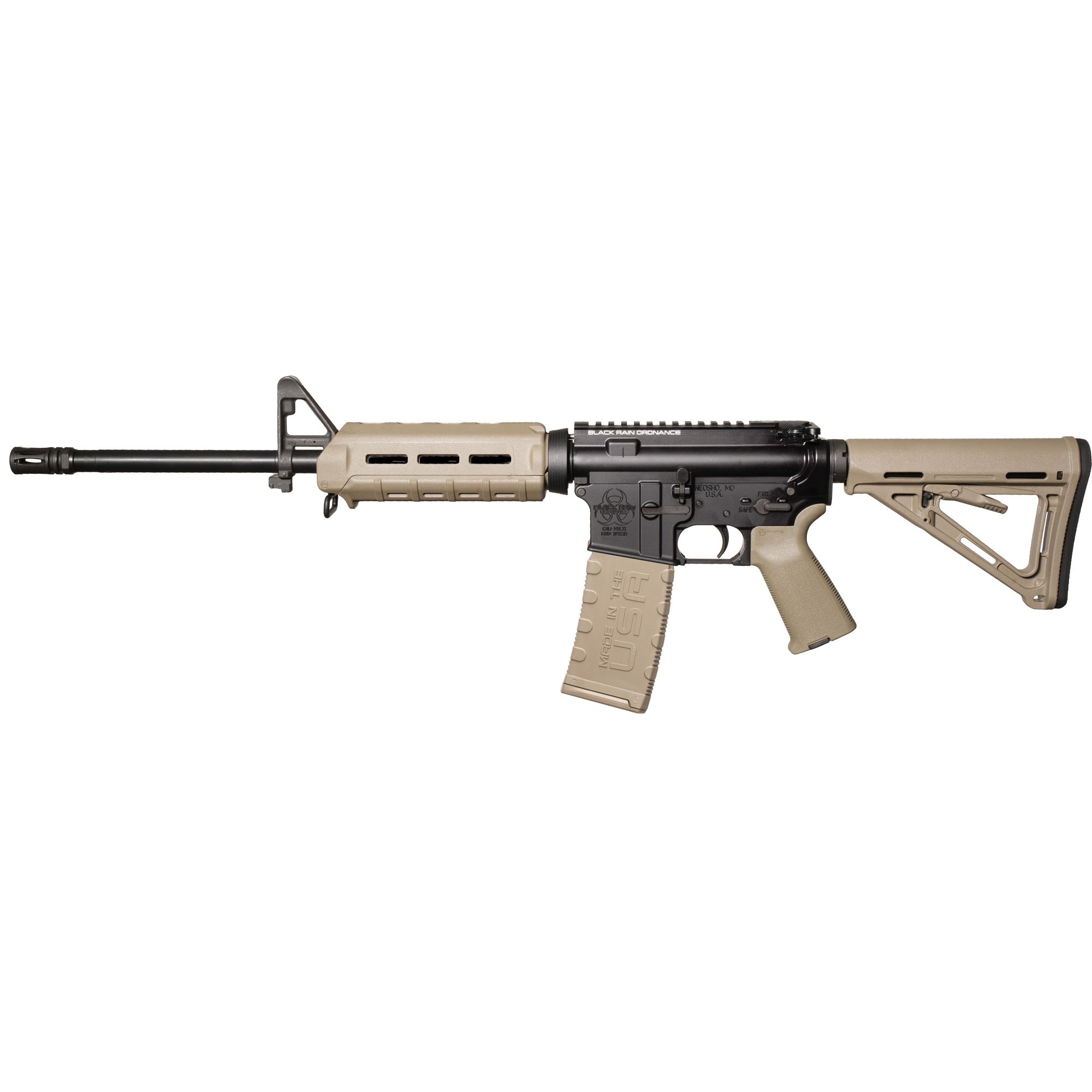 BRO A2 556NATO 16″ 30RD BLK/FDE