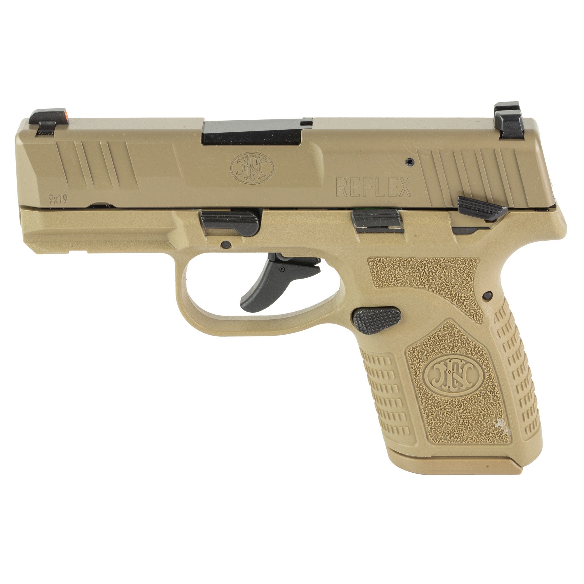 FN REFLEX MRD MS 9MM 3.3″ 15RD FDE
